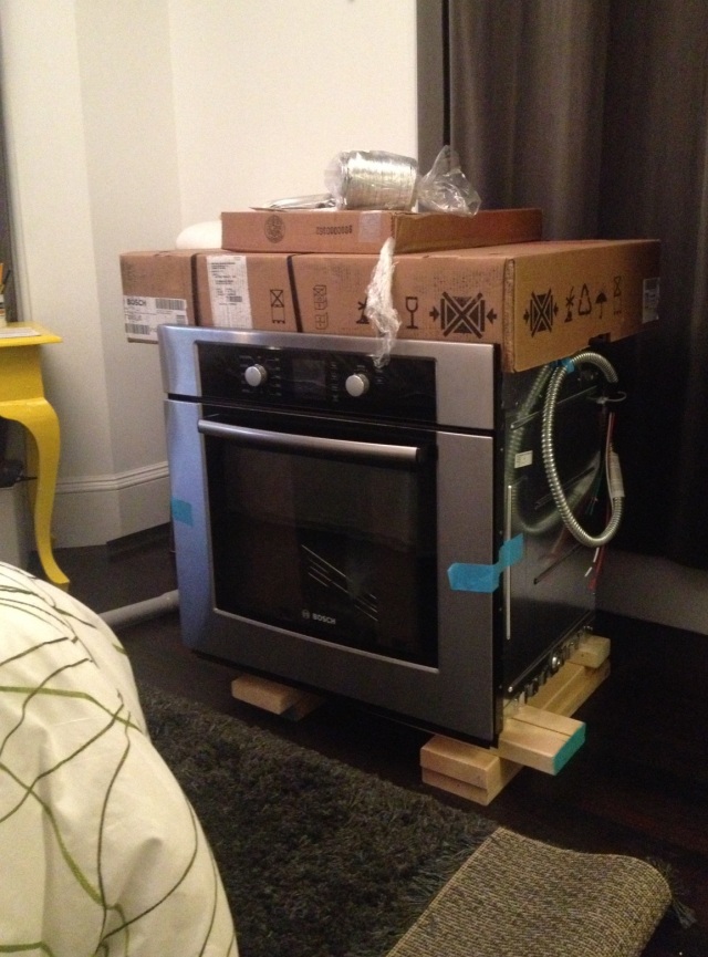 oven in guest room 